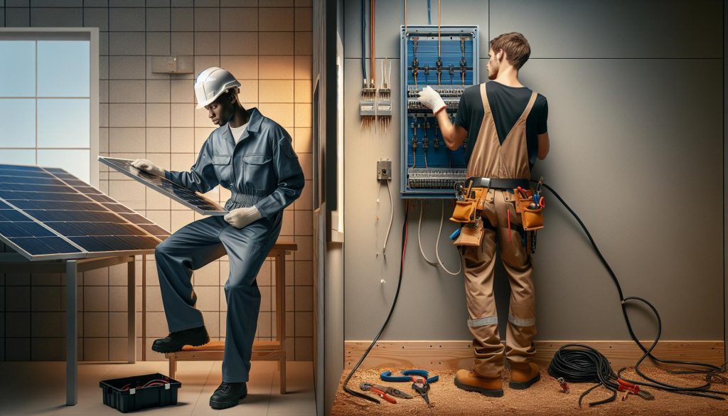 Which Job is Easier Energy Tech or Electrician? Honest Comparison
