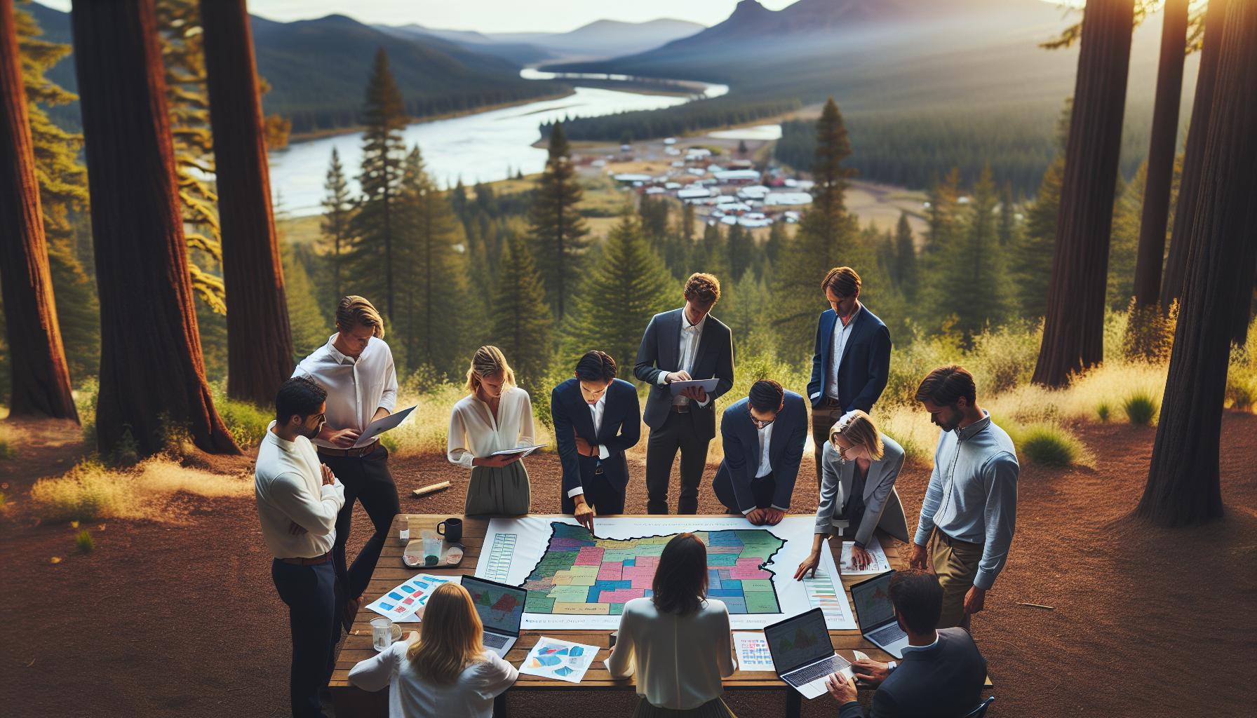 Regional Salary Variations Across Oregon