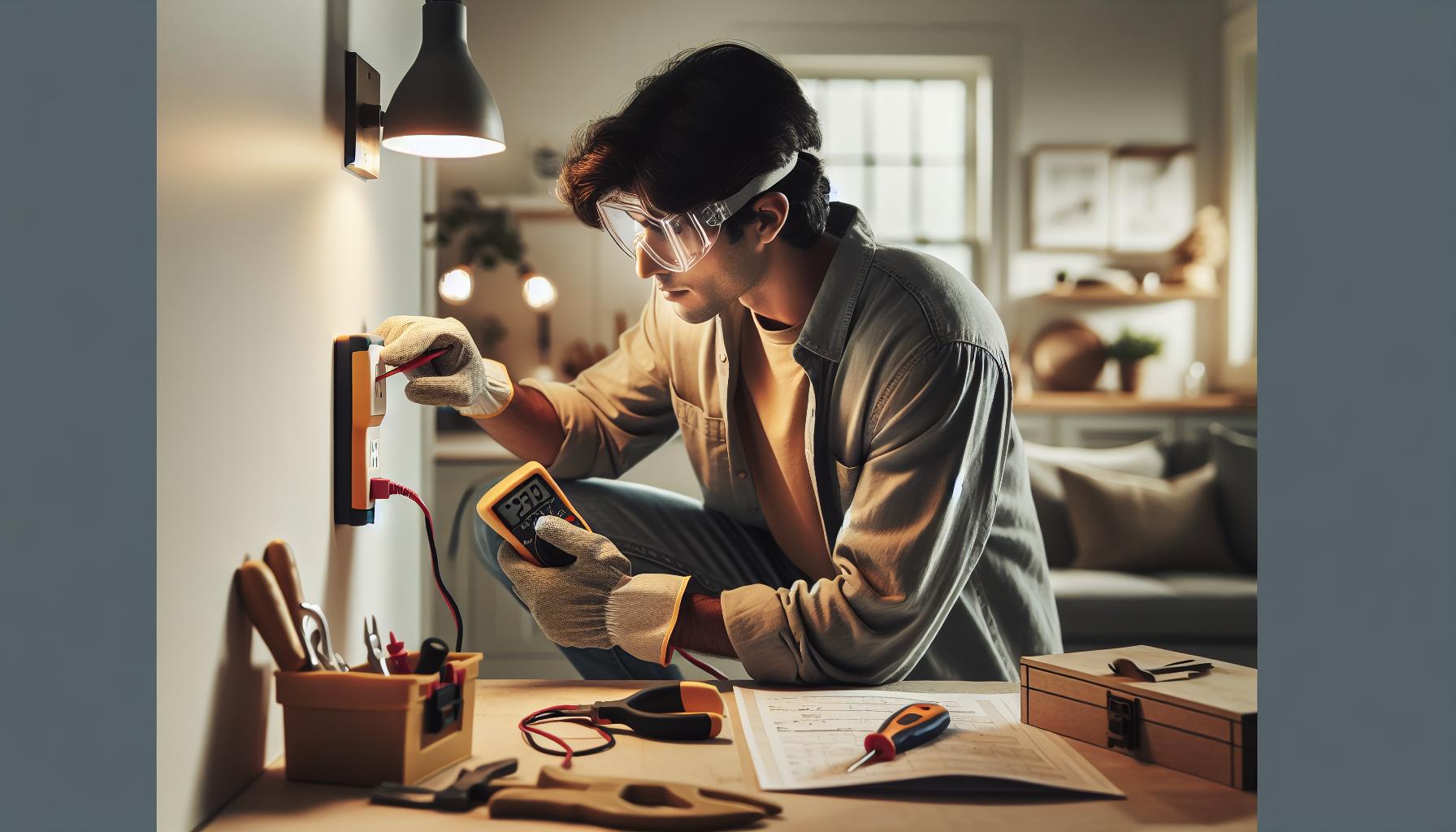 Safety Precautions When Testing Outlet Voltage