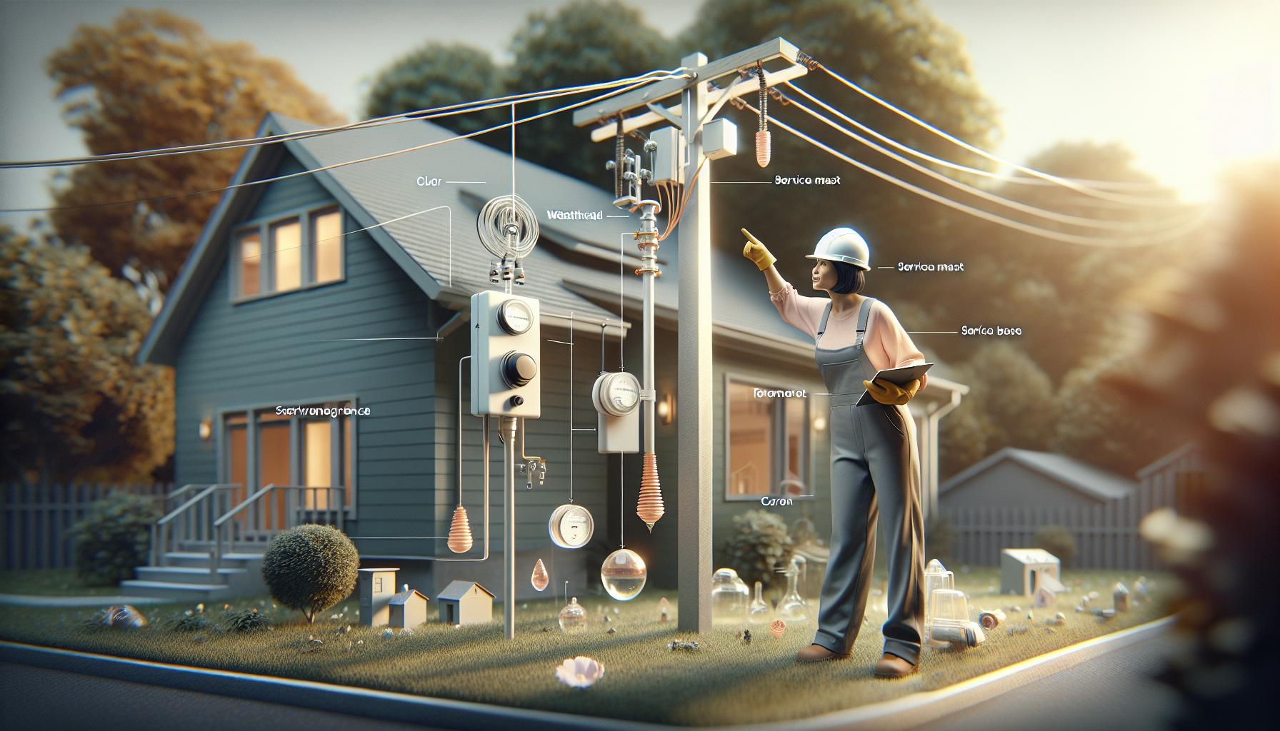 Key Components of an Electrical Service Drop