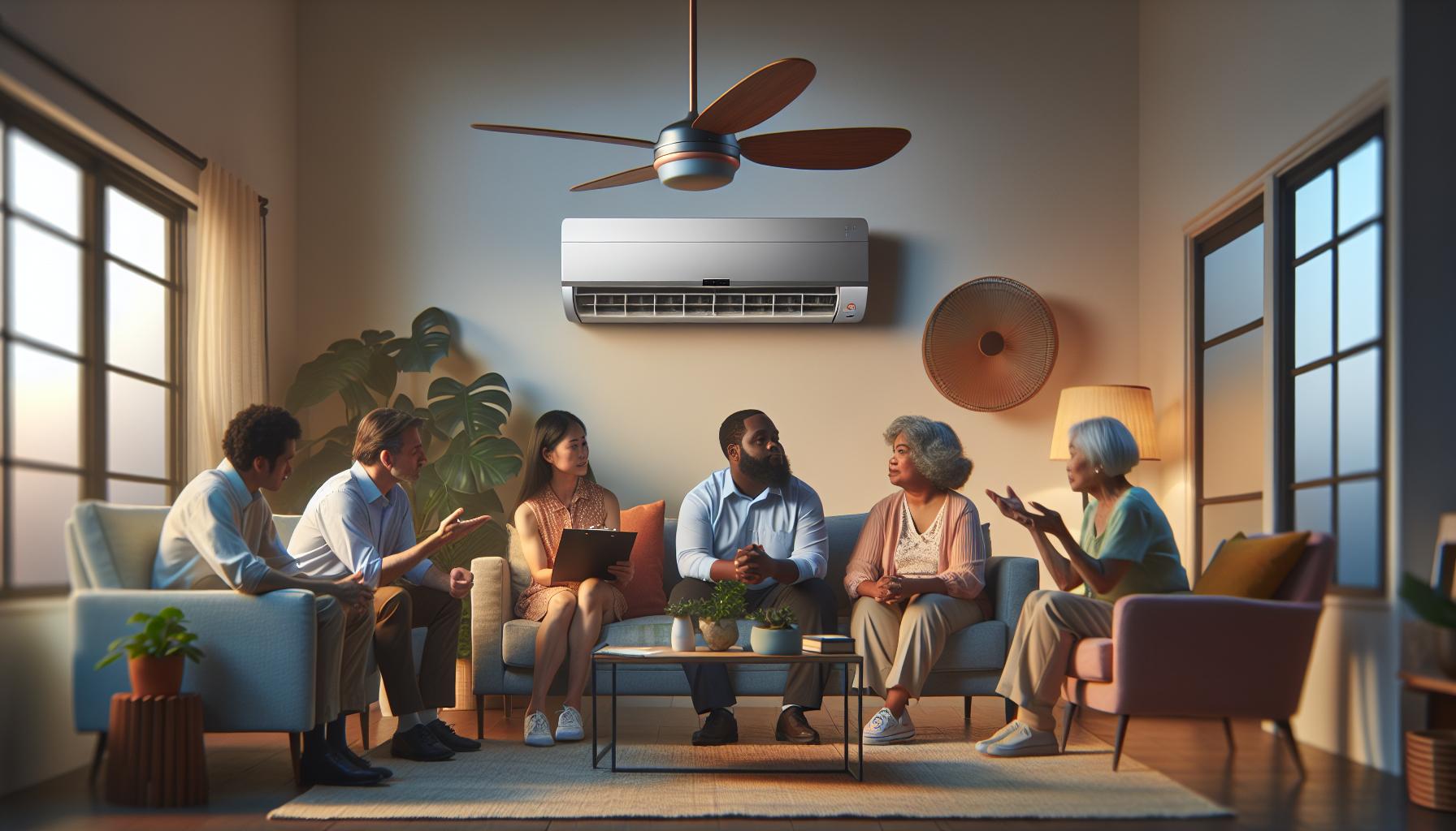 Comparing Ceiling Fans to Air Conditioners